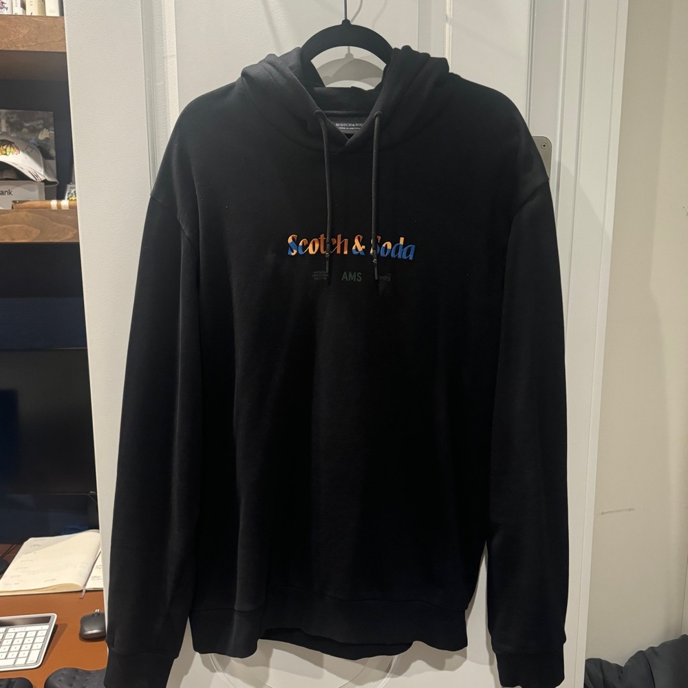 Scotch & Soda Men's Black Hoodie